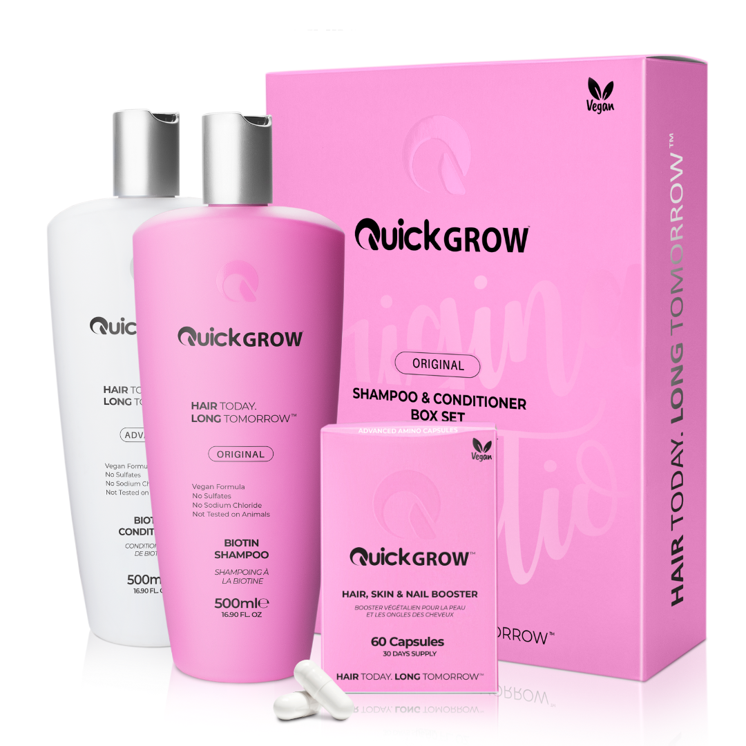 500ml Original Shampoo + Conditioner + Capsules Bundle