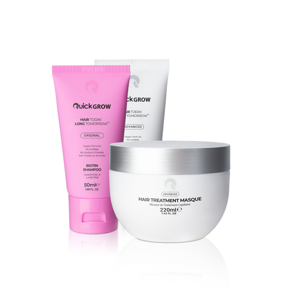 Quick Grow 50ml Original Shampoo + Conditioner + Hair Masque Bundle