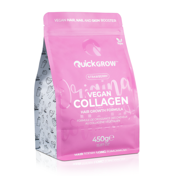 Quick Grow Vegan Collagen Shake - Strawberry